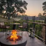 King Vineyard Outdoor View at luxury healdsburg, ca hotel