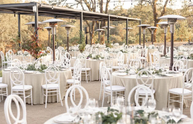 Outdoor Wedding Venue luxury hotel Montage Healdsburg