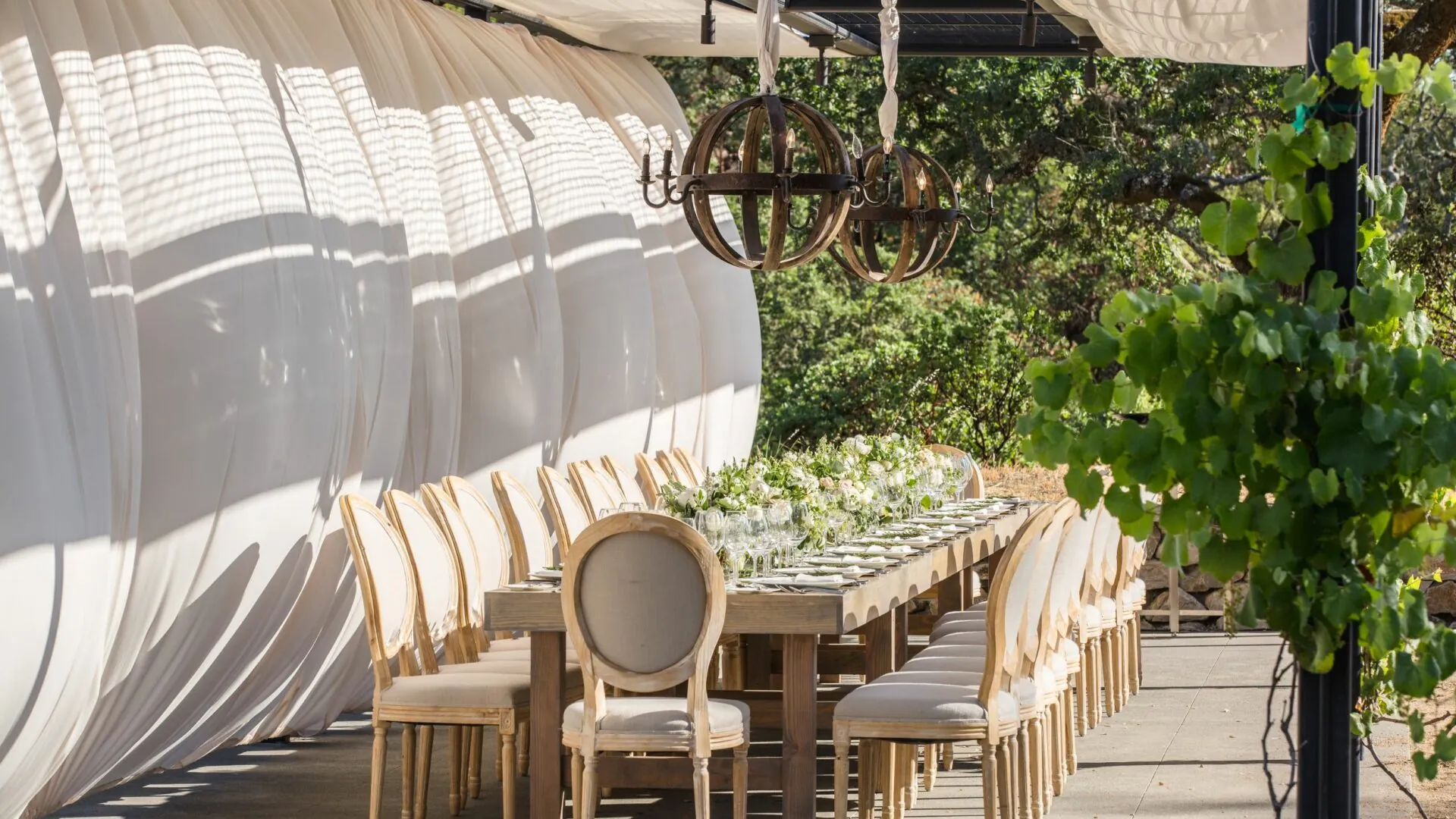 Outdoor Wedding Venue luxury hotel Montage Healdsburg