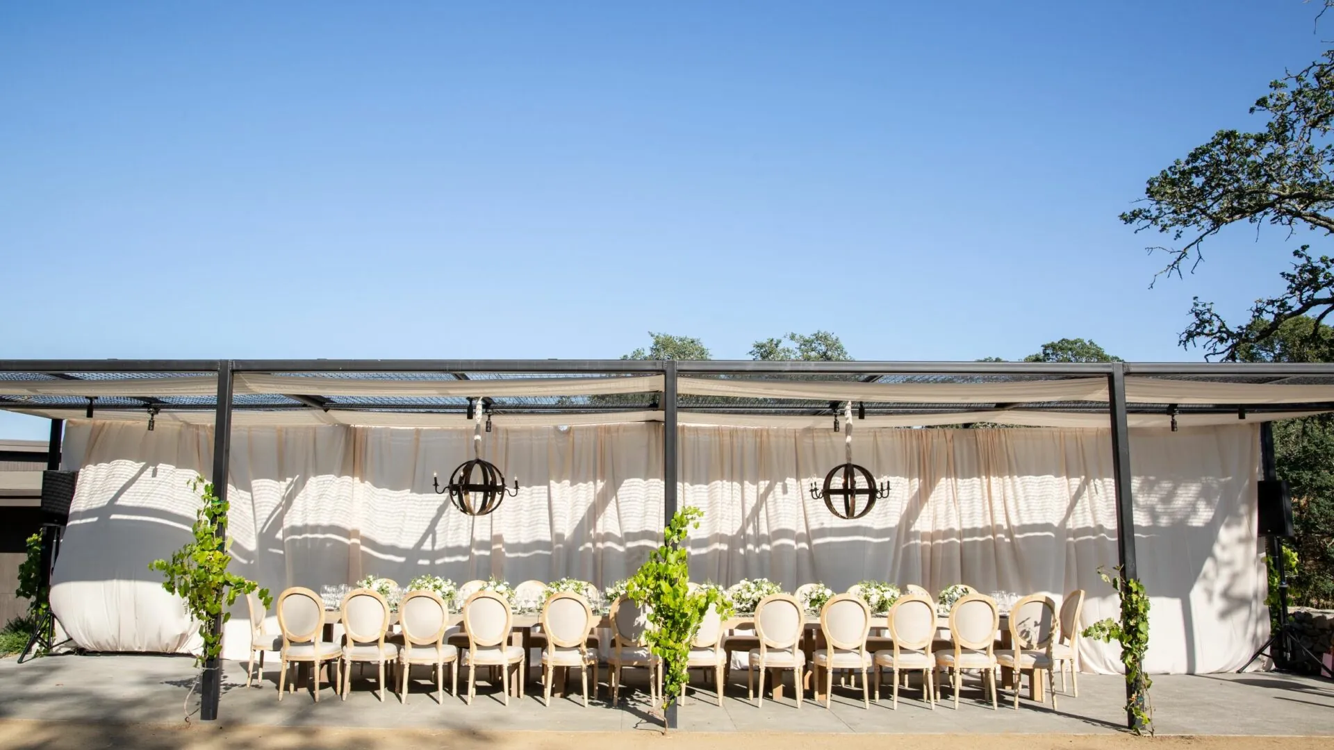 Outdoor Wedding Venue at Napa Wine Country Resort Montage Healdsburg