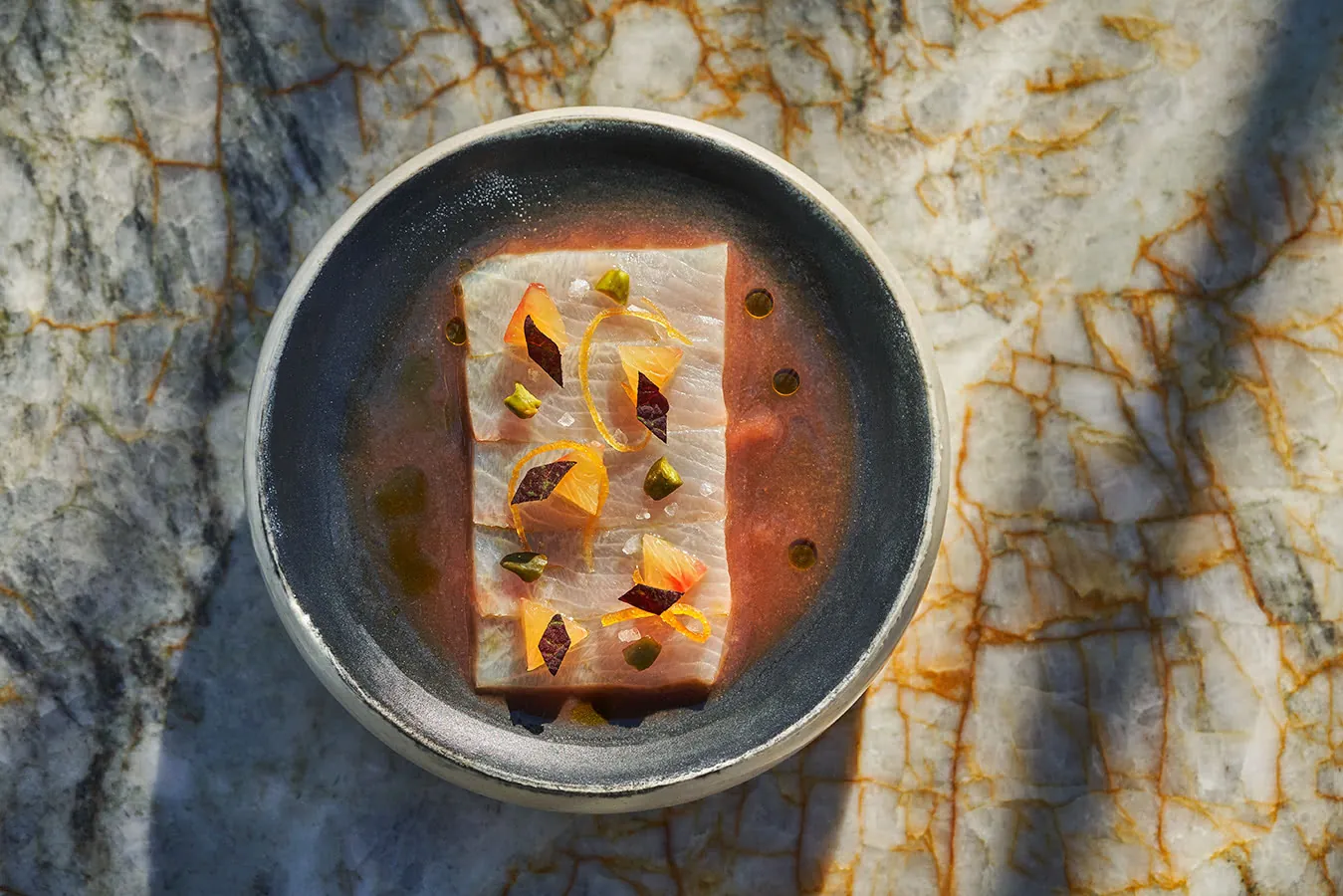 beautifully plated food at Hazel Hill at Montage Healdsburg