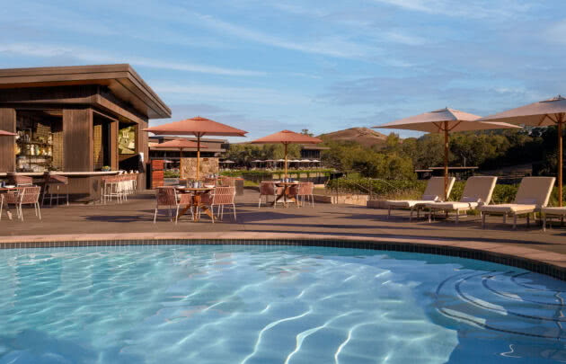 The pool at a luxury healdsburg hotel, Montage Healdsburg
