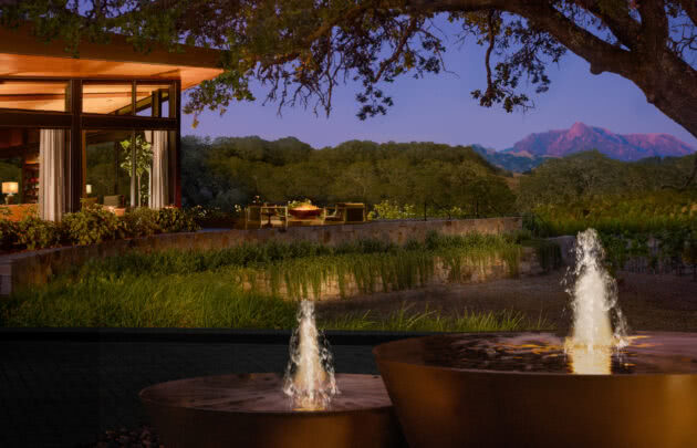 Front Entrance of Montage Healdsburg, a luxury sonoma country resort