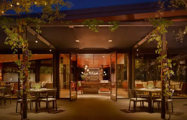 Hazel Hill Olive Terrace, at Montage Healdsburg, a napa wine country resort