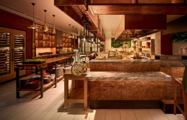 Hazel Hill Restaurant's Kitchen, at napa valley resort Montage Healdsburg