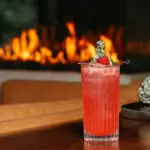 Cocktail at Scout Field Bar at Montage Healdsburg, a luxury sonoma wine resort