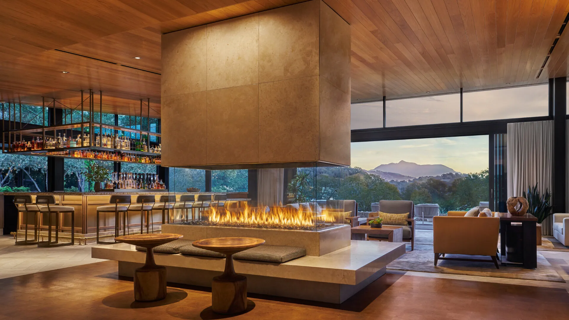 Renovated lobby at Montage Healdsburg