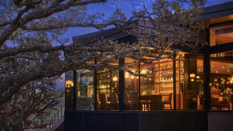 Private dining oak room at Montage Healdsburg