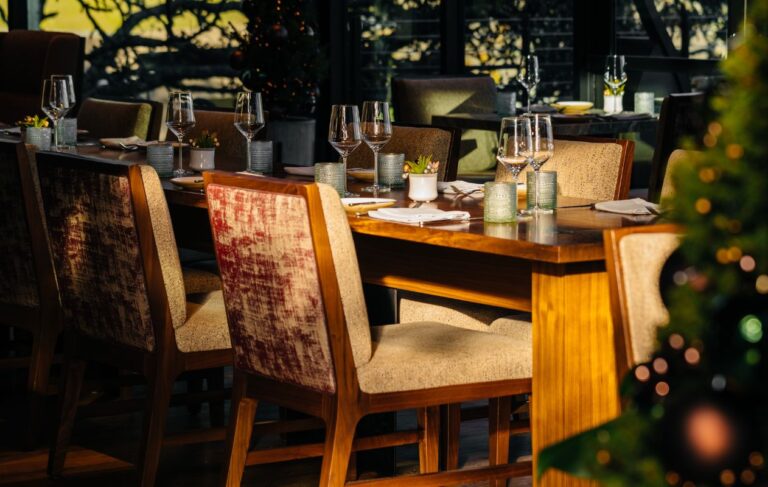 table setting at Hazel Hill at Montage Healdsburg