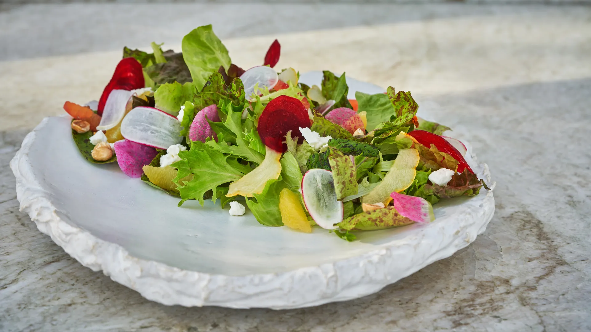 Appetizer salad at Montage Healdsburg