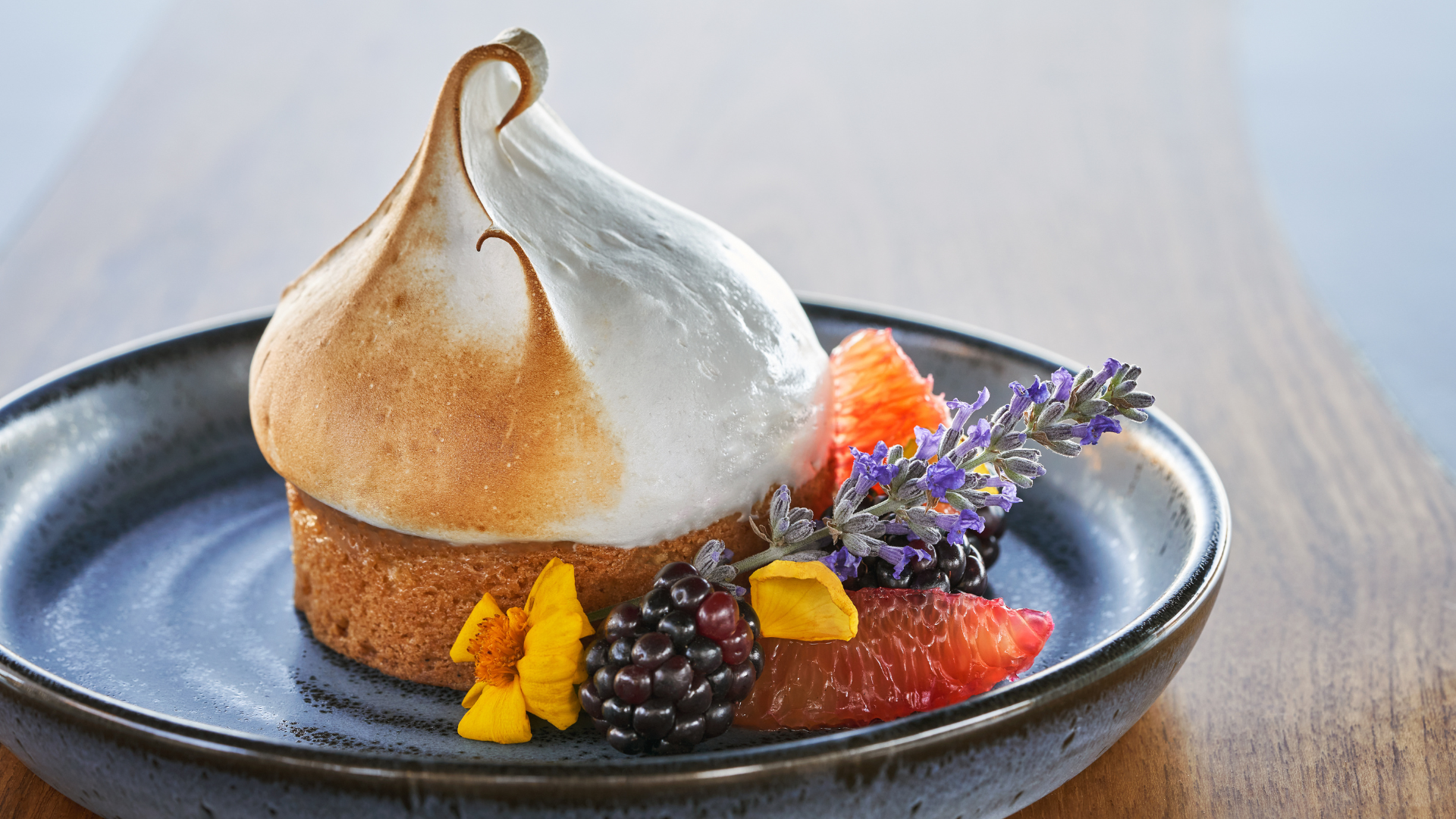 dessert with fresh fruit at Montage Healdburg