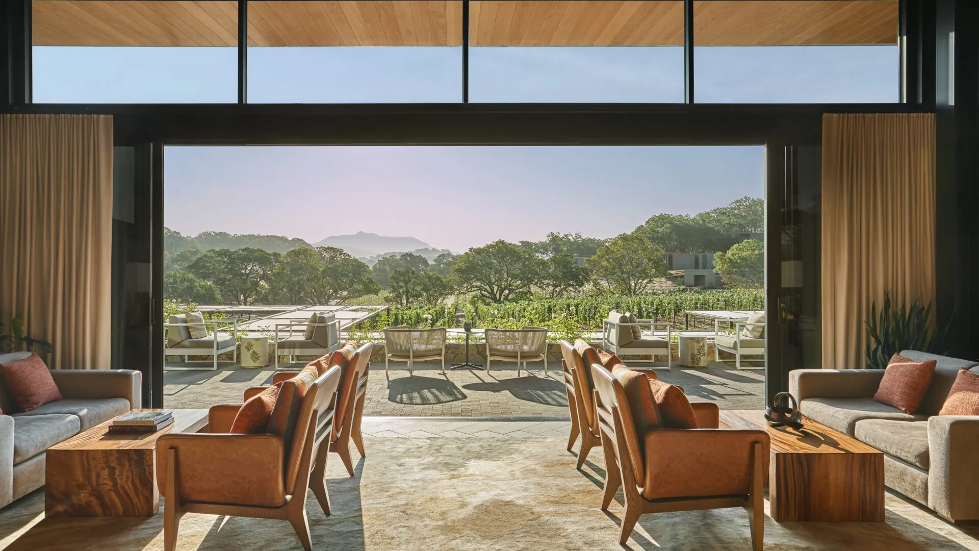 The lobby at Montage Healdsburg