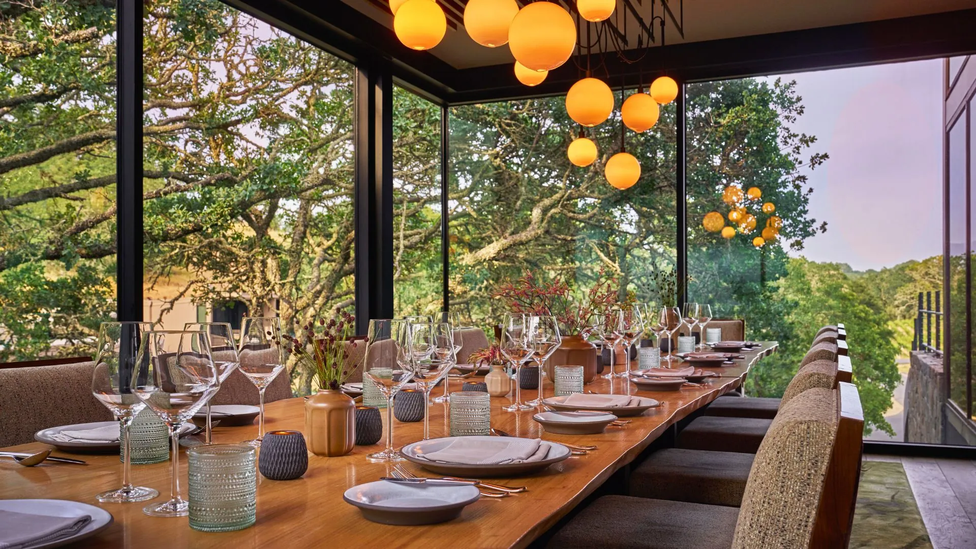 Interior of Hazel Hill's Oak Room