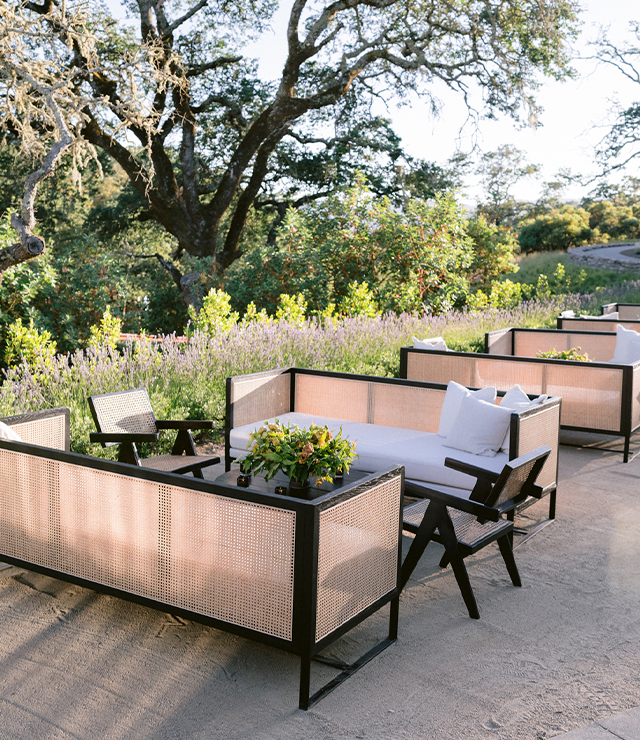 The courtyard at Montage Healdsburg