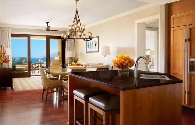 Kitchen-Living-Room-with-fridge-Premier-Ocean-View