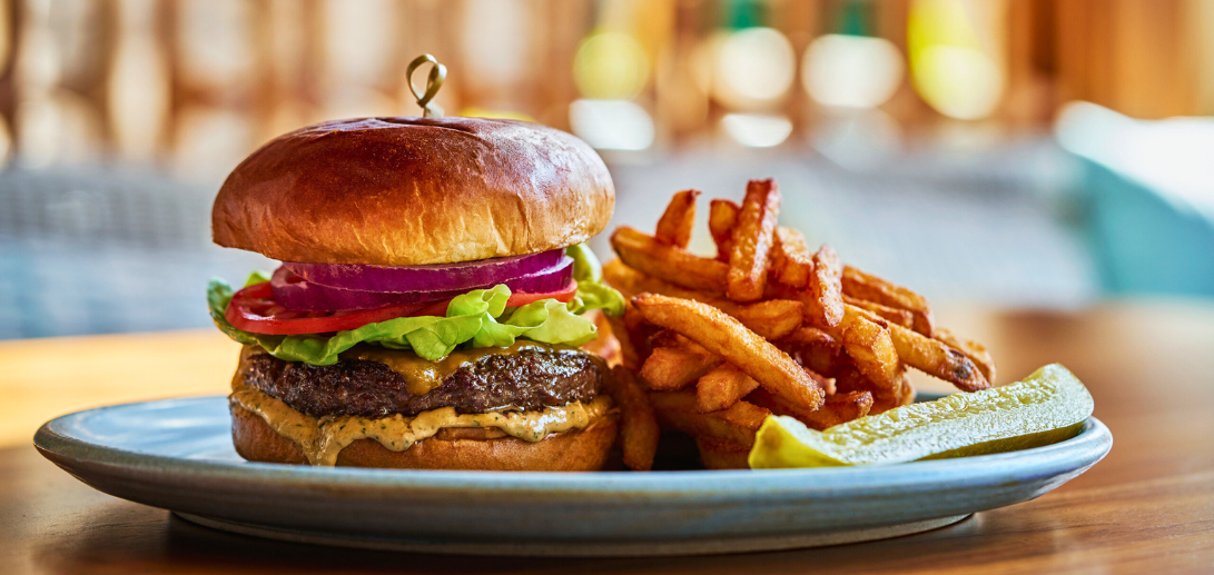 Double Double Cheeseburger at The Hideaway