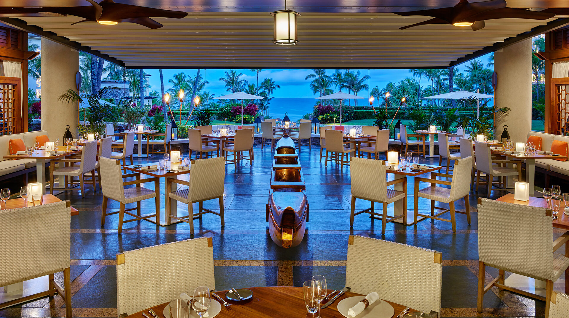 Authentic Restaurant in Maui Cane & Canoe Montage Kapalua Bay