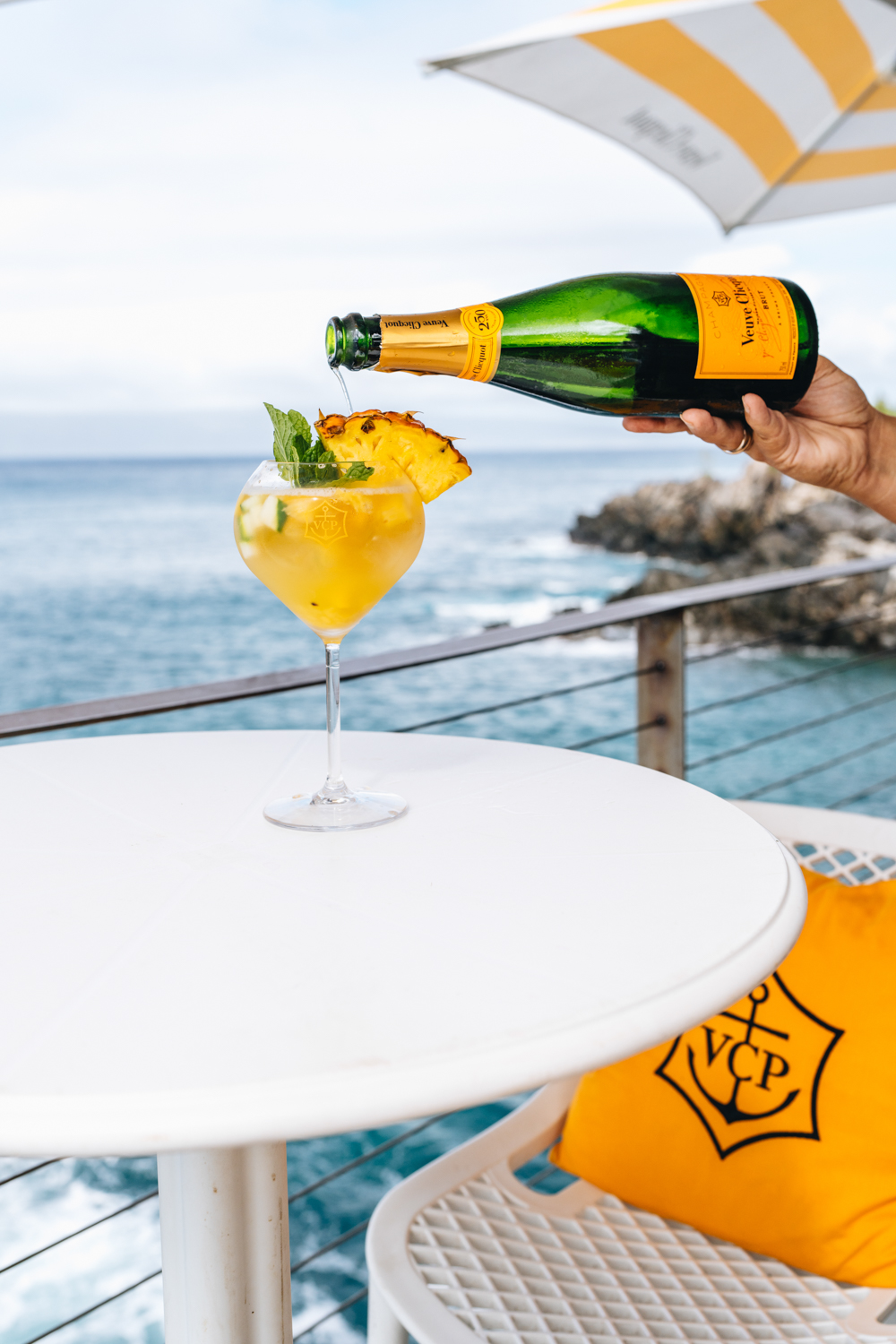 Veuve Clicquot Rich cocktail at Champagne Hale at Cliff House
