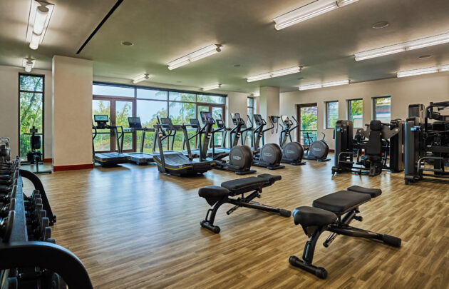 Fitness center at Montage Kapalua Bay