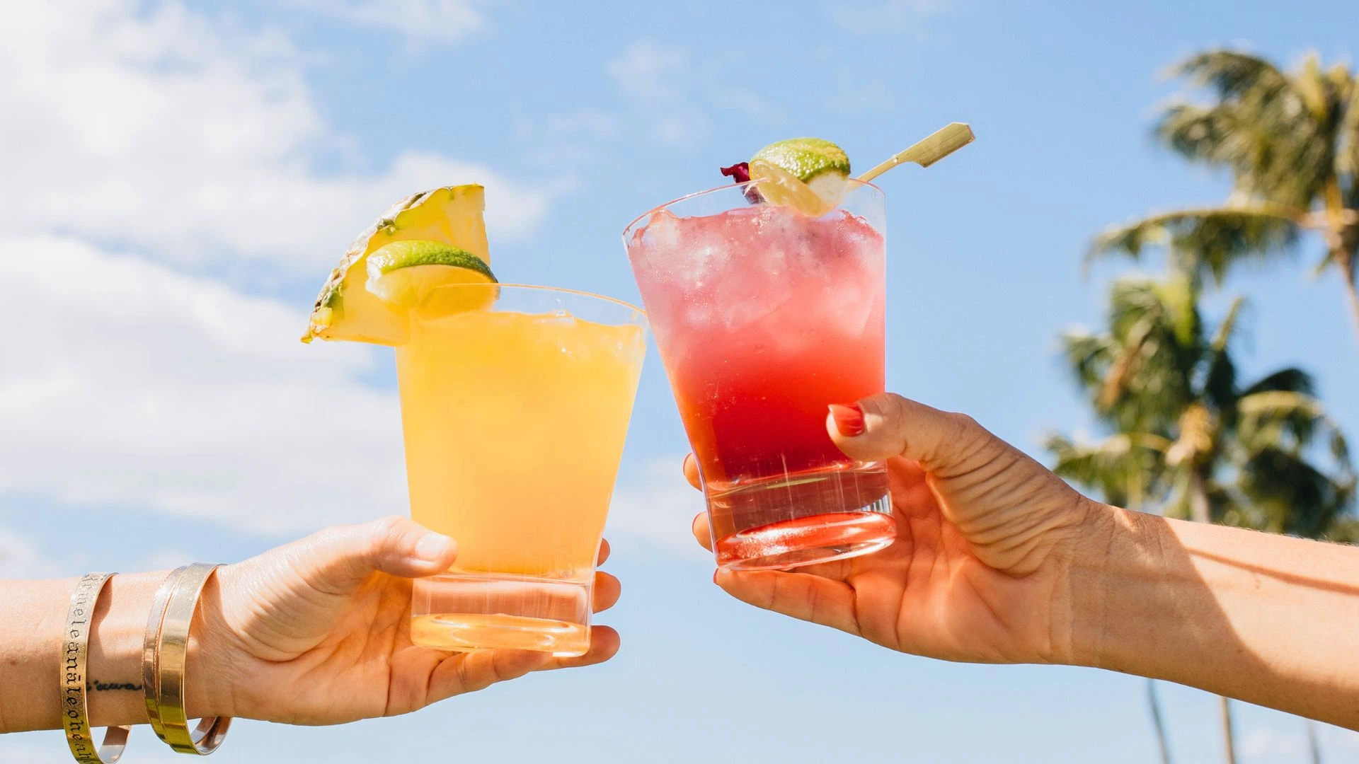 Cocktails at Montage Kapalua Bay