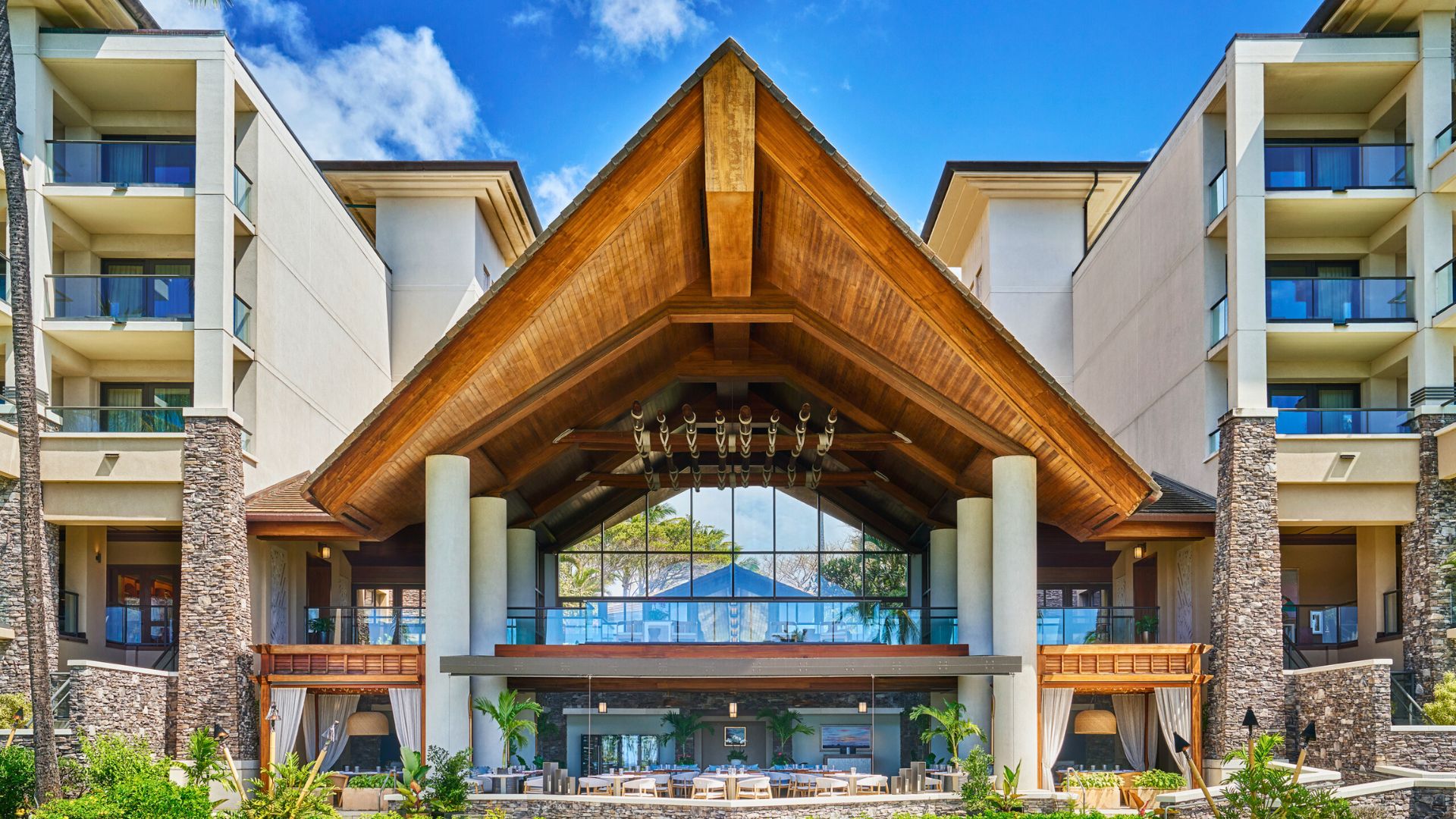 Exterior of signature restaurant, Cane & Canoe.