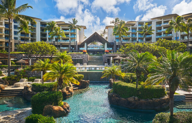Pool at Montage Kapalua Bay resort