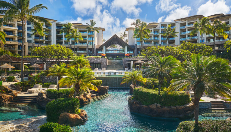 Pool at Montage Kapalua Bay resort