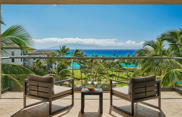 Montage Residences Kapalua Bay balcony view