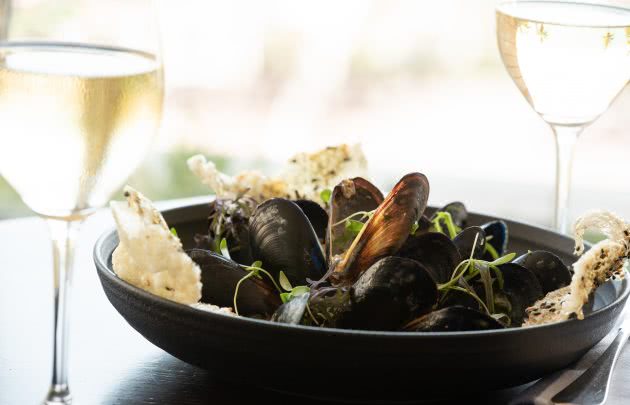 Salt Spring Mussels In The Loft
