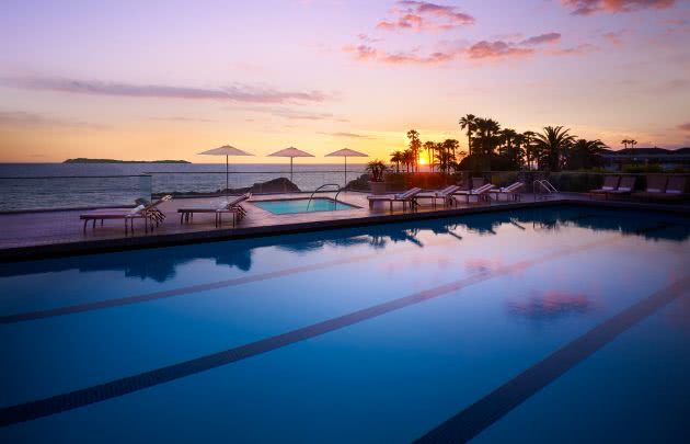 Spa Pool at Sunset
