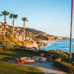 Fire pit by the ocean at Laguna Beach