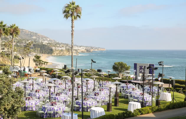 Event on Pacific Lawn at Montage Laguna Beach