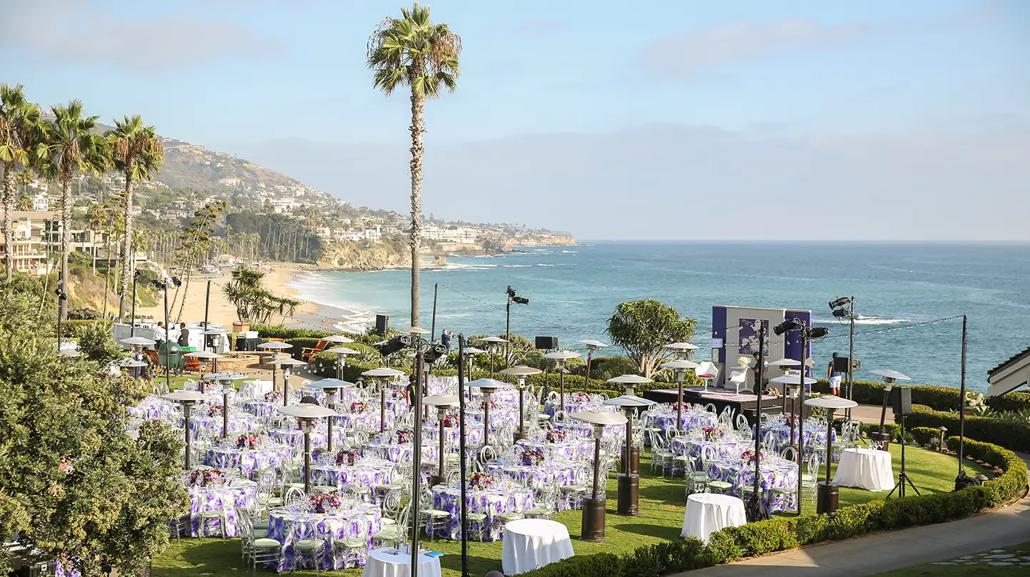 Event on Pacific Lawn at Montage Laguna Beach