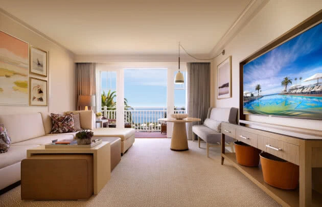 Accommodations at Montage Laguna Beach resort with ocean view