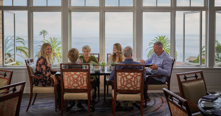 Family Dining at Montage Laguna Beach