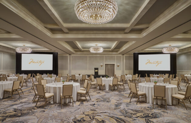 Grand Ballroom with table setup