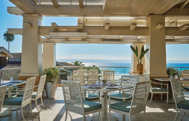Montage Laguna Beach outdoor dining