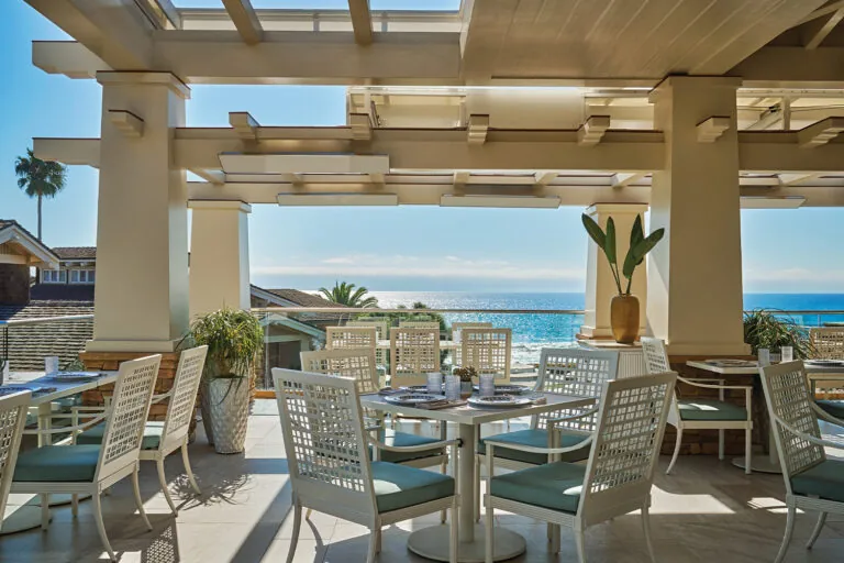 Montage Laguna Beach outdoor dining