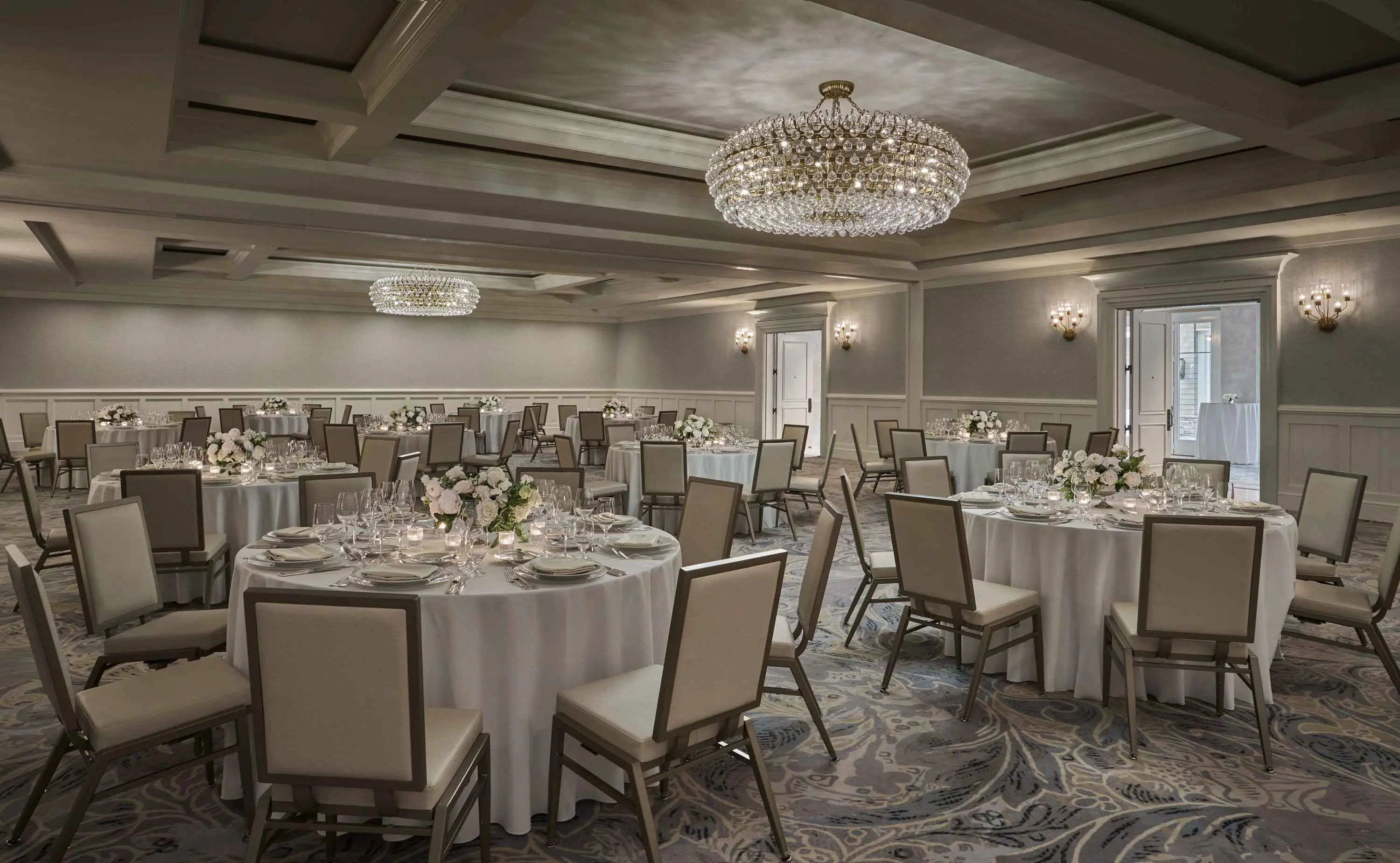 Grand Ballroom with table setup
