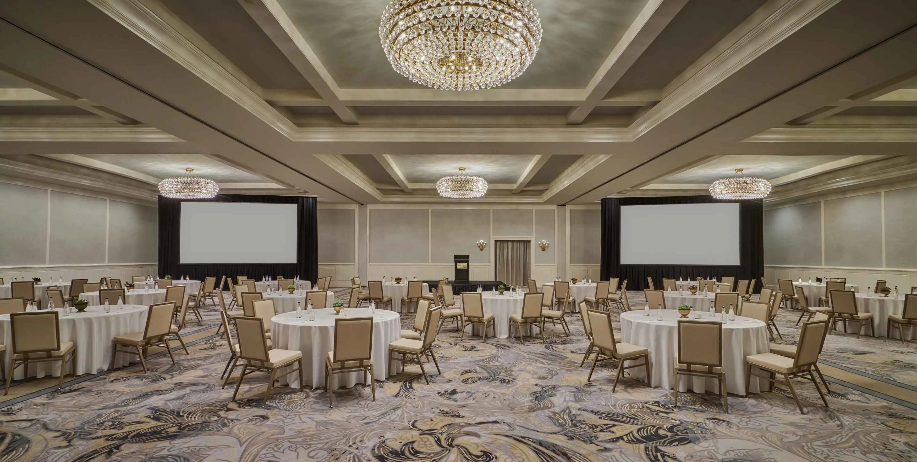 The special event ballroom at Montage Laguna Beach.