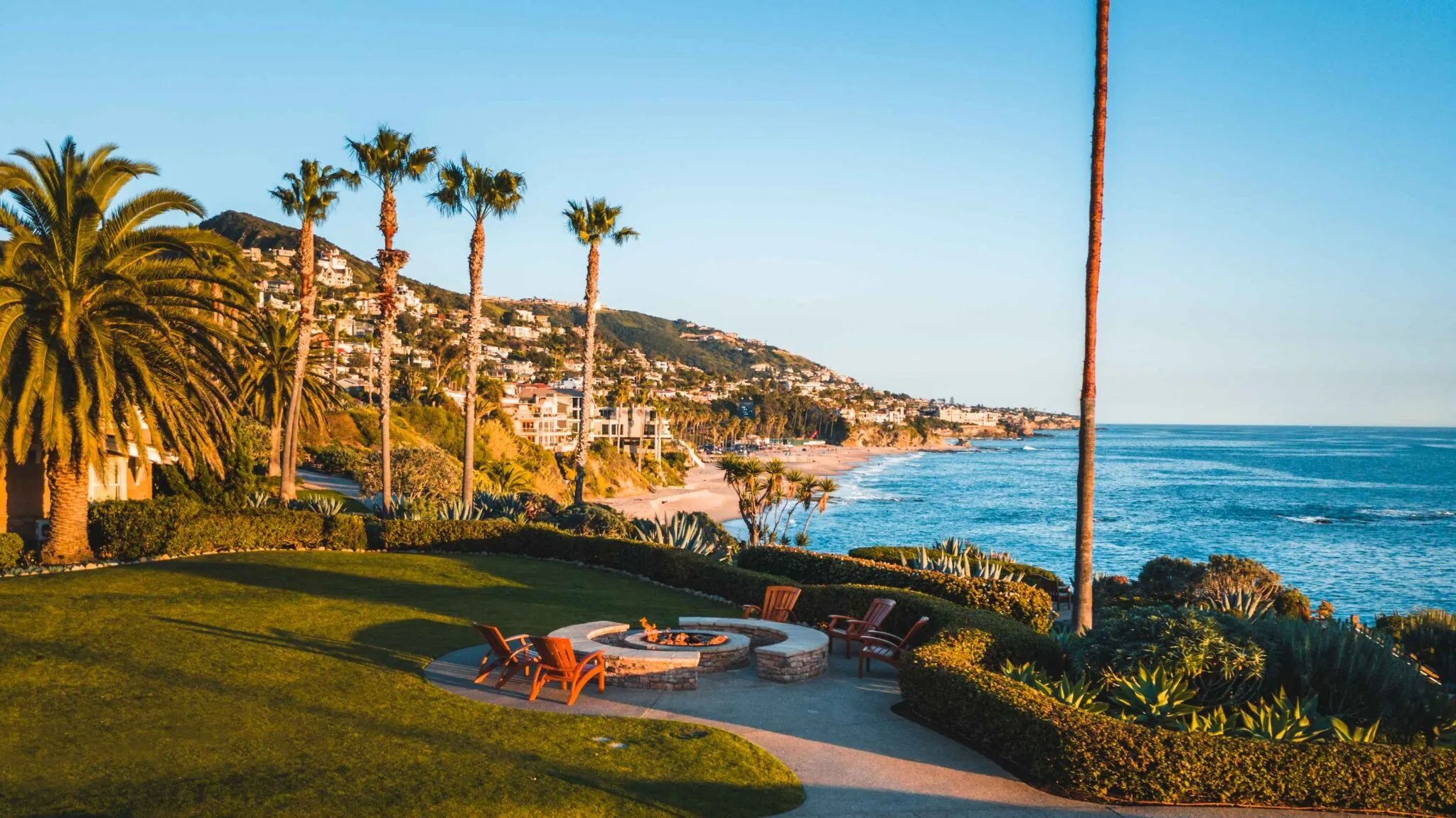 Resort View with Fire Pit