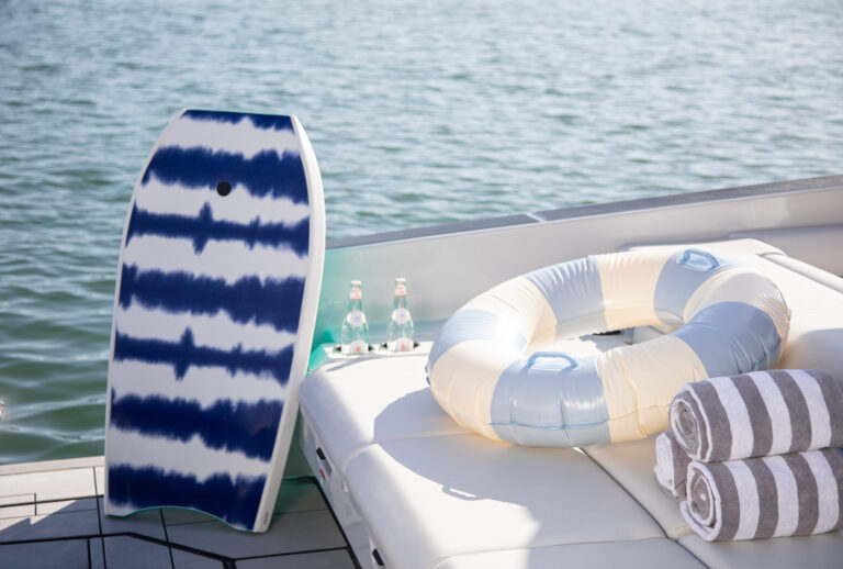 Family boat activities.