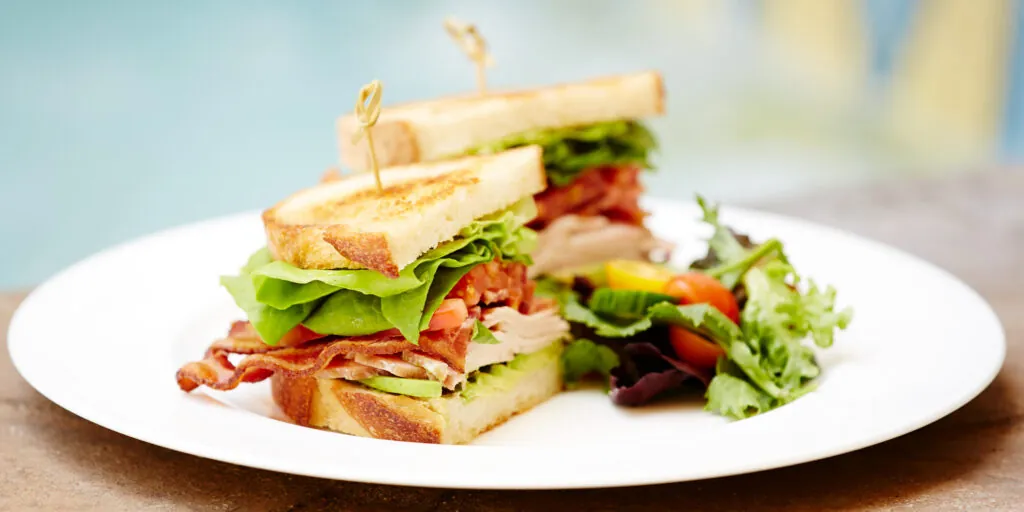 A sandwich at Montage Laguna Beach