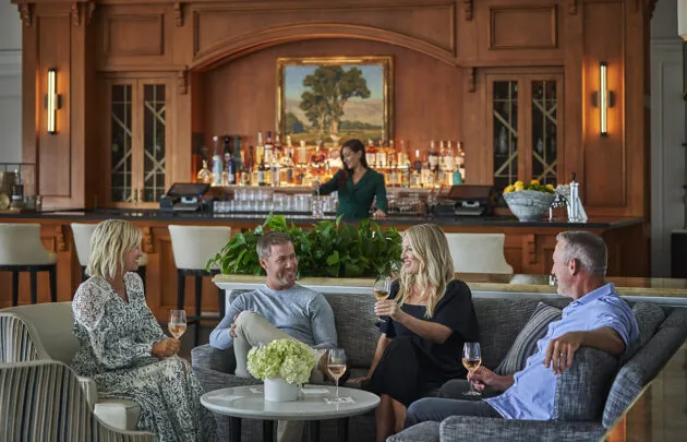 A family having drinks at Montage Laguna Beach