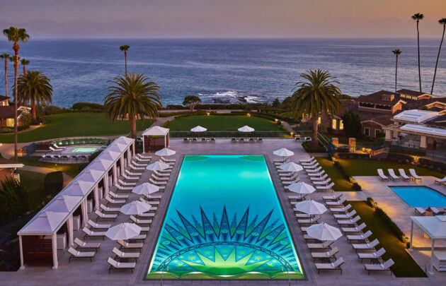 Montage Laguna Pool Sunset