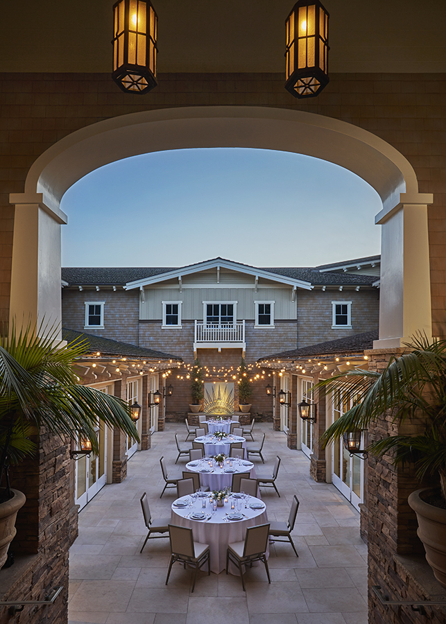 event space at Montage laguna beach