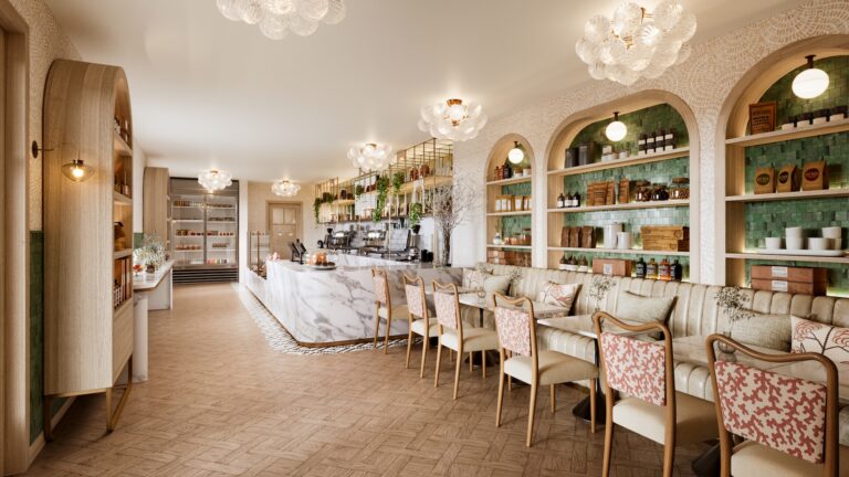 Rendering of Bouchee, patisserie in Laguna Beach