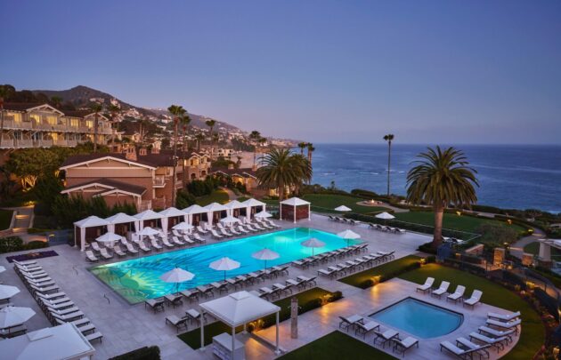 Montage Laguna Pool Sunset