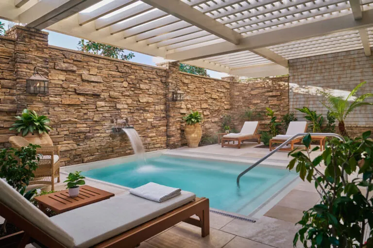 The indoor pool at Spa Montage Laguna Beach