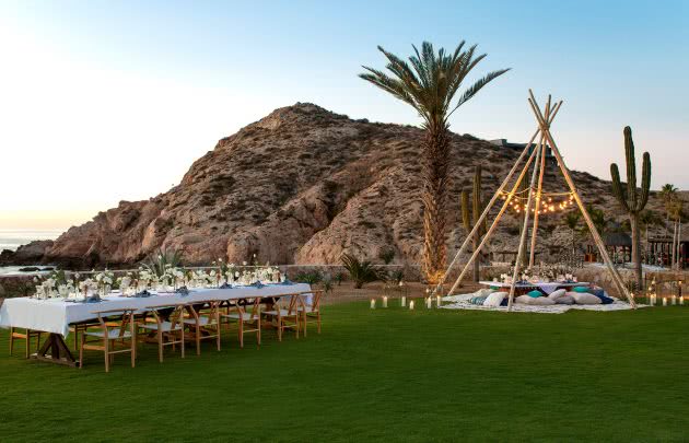 Private event on the lawn